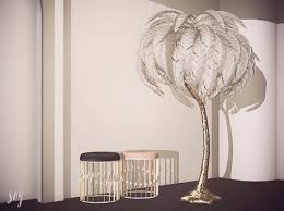 For those looking for something different. Second Life Marketplace Soy Ostrich Feather Shade Lamp Ceiling Addme