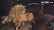 Sacrifice pt 2 commentary with hudson leick part 1 of 3. Hudson Leick Sweet Lesbian Kissing One Two Many 1 19 Nudebase Com