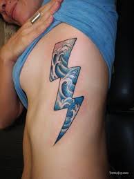 Lightning Tattoo Tumblr Lightning Tattoo Wave Tattoo Design Rib Tattoo