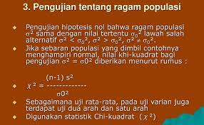 Sebelum masuk ke contoh hipotesis statistik, tahukah kamu jika hipotesis statistik tidak sekedar sebagai dugaaan sementara terhadap populasi. Contoh Soal Dan Jawaban Pengujian Hipotesis Ragam Populasi Simpangan Baku Peranti Guru