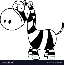 Desktop zebra seahorse, others, tiger tail seahorse, syngnathiformes, seahorse clipart png. Zebra Cartoon Vector Image On Vectorstock Zebra Cartoon Zebra Illustration Zebra Clipart