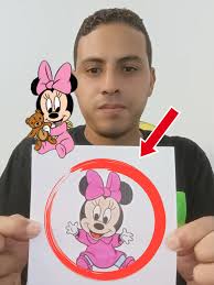 PINTANDO A MINNIE CON LOS COLORES QUE ELIJA MI HIJA #colores #pintar  #dibujo #minnie #padreehija