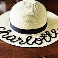 Custom Personalized Sequin Floppy Sun Hat All The Cute Girl Names Personalize Your Hats With Names Phrases Baby Sun Hat Baby Summer Hat Hat With Name