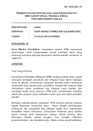 Perpaduan antara rakyat tidak kira bangsa dan agama adalah sangat vital supaya peristiwa berdarah yang terjadi pada 13 mei 1969 akibat rusuhan antara kaum cina dan melayu yang telah mengorbankan banyak. Par14p2m2 Soalan Bukanlisan 18 Pdf Parliamentary Documents