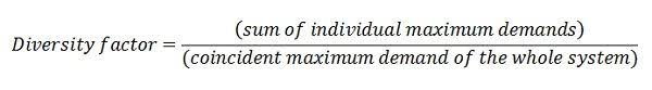 What Is Diversity Factor In A Power System Defintion Formula Circuit Globe