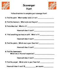 Community Based Instruction Scavenger Hunt To Home Depot Fun Multi Level Activity For Students Life Skills Activities Teacher Inspiration Vocabulary Pictures