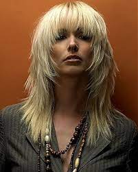 Blond Shaggy Haircut Long Choppy Hair Choppy Hair Long Shag Hairstyles