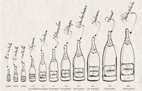 champagne size chart champagne bottle sizes wine facts