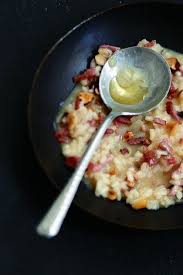 Risotto Aux Lardons Et Aux Noisettes Larousse Cuisine Recette Risotto Recettes De Cuisine Larousse Cuisine