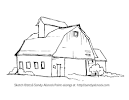 Rustic Barn Old Barn Drawings