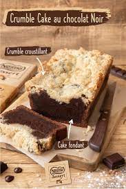 Crumble Cake Au Chocolat Noir Recette En 2022 Cake Chocolat Recette Chocolat Recette Crumble