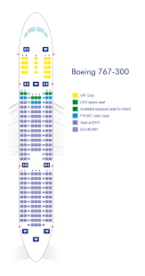 Full Seat Map Of Boeing 763 Seatguru Seat Map Air Canada