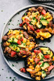 Southwest Sausage And Egg Stuffed Portobello Mushrooms The Recipe Critic Stuffed Mushrooms Sausage And Egg Sausage