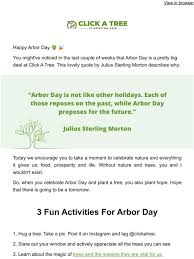 These are different from any creative writing. Click A Tree Today 3 Fun Activities To Celebrate Arbor Day Milled