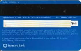 Standard chartered bank is malaysia's first and oldest back with over 140 years of history when its first branch opened for business at beach street in. Bank Card Standard Bank Standard Bank Mozambique Col Mz Vi 0012