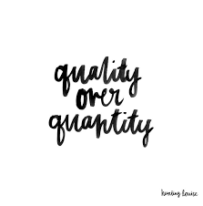 Maybe you would like to learn more about one of these? Quality Over Quantity The Red Fairy Project