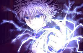 Plus, the ones that control electricity tend to look especially cool. Wallpaper Game Lightning Blue Anime Power Short Hair Boy Assassin Asian Hand Flash Action Manga Hunter Japanese Oriental Images For Desktop Section Syonen Download