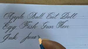 Calligraphy A To Z Capital And Small Letter Learning how to write the uppercase letters with any size of brush pen will be.