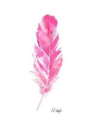 Birds Of A Feather 2020 Episodes Pink Watercolor Feather Original Art Etsy In 2020 Watercolor Feather Pink Watercolor Feather Painting