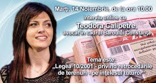 Teren situat in intravilanul localităţii la momentul preluării bunului de către stat. Interviu Online Cu Teodora Calipetre Avocat In Cadrul Baroului ConstanÅ£a Legea 10 2001 Privind RetrocedÄrile De Terenuri Pe InÅ£elesul Tuturor
