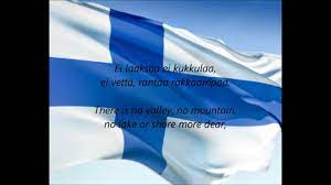 Finnish National Anthem Maamme Fi En National Anthem National Songs Finland