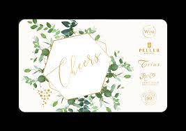 Our gift cards never expire and can be used at any of our restaurants! 50 Gift Card The Wine Shop