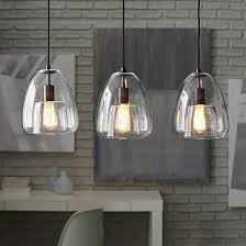 duo walled 3 light pendant kitchen