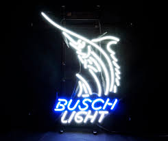 Busch Light Sword Fish Neon Sign Beer Club Vintage Man Cave Decor Window Room Ebay