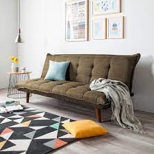 Canape Convertible Cheadle Tissu Schlafsofa Haus Deko Sofa