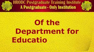 Presenting Hrodc Postgraduate Training Institute A Postgraduate Only Ins Postgraduate Management Skills Management Development