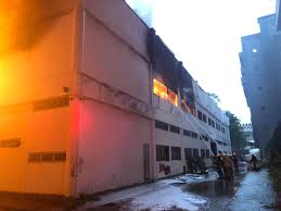The police separately said the man was conscious while he was taken to the hospital, where he later died from his injuries. Fire No 2b Tuas Ave Singapore Civil Defence Force Facebook