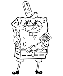 Spongebob squarepants is one of the greatest animated television shows. Chef Spongebob Coloring Page Free Printable Coloring Pages For Kids