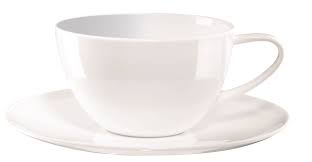 Tasse A The Avec Soucoupe 35cl En Porcelaine Une Ligne Tres Raffinee