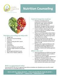 Nutritional Counseling At Oic Integrative Nutrition Integrative Medicine Wellness Recipes