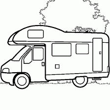 Image Associee Camping Coloring Pages Cars Coloring Pages Camper Drawing