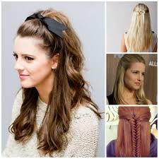 Easy updo hairstyles for long hair 1. Straight Long Hairstyles Half Up Half Down Novocom Top