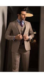 3 Piece Suit Light Brown Hipster Mens Fashion Wedding Suits Men Mens Casual Suits