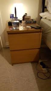 Before Ikea Malm Bedside Table Ikea Malm Dresser As Nightstand Home Bedroom