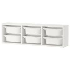 Trofast Aufbewahrung Mit Boxen Weiss Weiss Ikea Deutschland Almacenaje De La Pared Mesas De Luz Dormitorios Infantiles Ikea