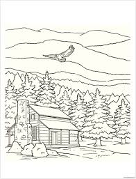 A mountain is a huge relief that extends over the surrounding land in a limited area. Smoky Mountains National Park Coloring Pages Nature Seasons Coloring Pages Coloring Pages For Kids And Adults