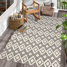 Indoor/outdoor rugs by ashley homestore. Amazon Com Uphome Indoor Outdoor Rug 4 X 6 Gray Farmhouse Patio Rug Hand Woven Moroccan Cotton Area Rug Modern Boho Geometric Machine Washable Carpet For Entryway Bedroom Living Room Kitchen Dining