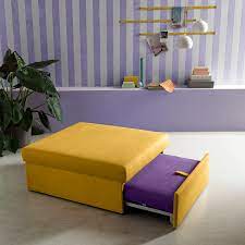 Pouf a scomparsa e pouf per ospiti. Pouf Letto Imbottito Estraibile Rosella Diotti Com