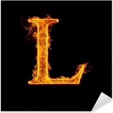 Transparent realistic vector on dark background. Fire Alphabet Letter E Sticker Pixers We Live To Change