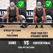 Deadlift Cues Off The Floor Do You Deadlift Sumo Or Conventional Whatever Your Deadlift Stance Is There Are Differ Gym Tips Workout Guide Lower Belly Workout