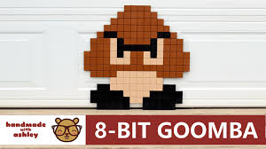 Похожие запросы для link pixel art grid. Super Mario Bros 8 Bit Goomba Pixel Art Diy Tutorial Handmade With Ashley