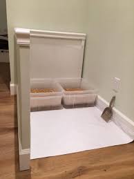 It does have the ridges in the bottom but i just scrape around the ridges then finish scooping. Reader Diy Litter Box Area Kitty Potty Project For Ragdoll Cats