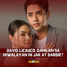 DAVID LICAUCO DAHILAN SA HIWALAYAN NI JAK ROBERTO AT BARBIE FORTEZA?  Kamakailan, kinumpirma ni Barbie Forteza ang paghihiwalay nila ng longtime  boyfriend na si Jak Roberto. Ayon sa ulat ng Manila Bulletin,