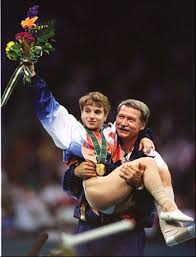 She earned a score of 9.712 and helped team usa win their first gold in gymnastics. Kerri Strug Proved Herself A Champion At Age 13 Gymnastics Photos Artistic Gymnastics Gymnastics