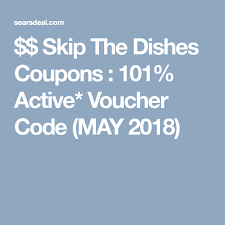 Top 100 Skip The Dishes Voucher Code Canada January 2020 The Dish Coding Voucher Code