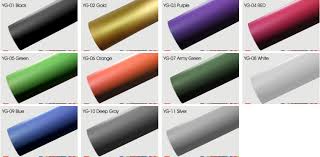 The auto paint colors chart contains a specific paint code for each color on the chart. Matte Car Paint Color Chart Matte